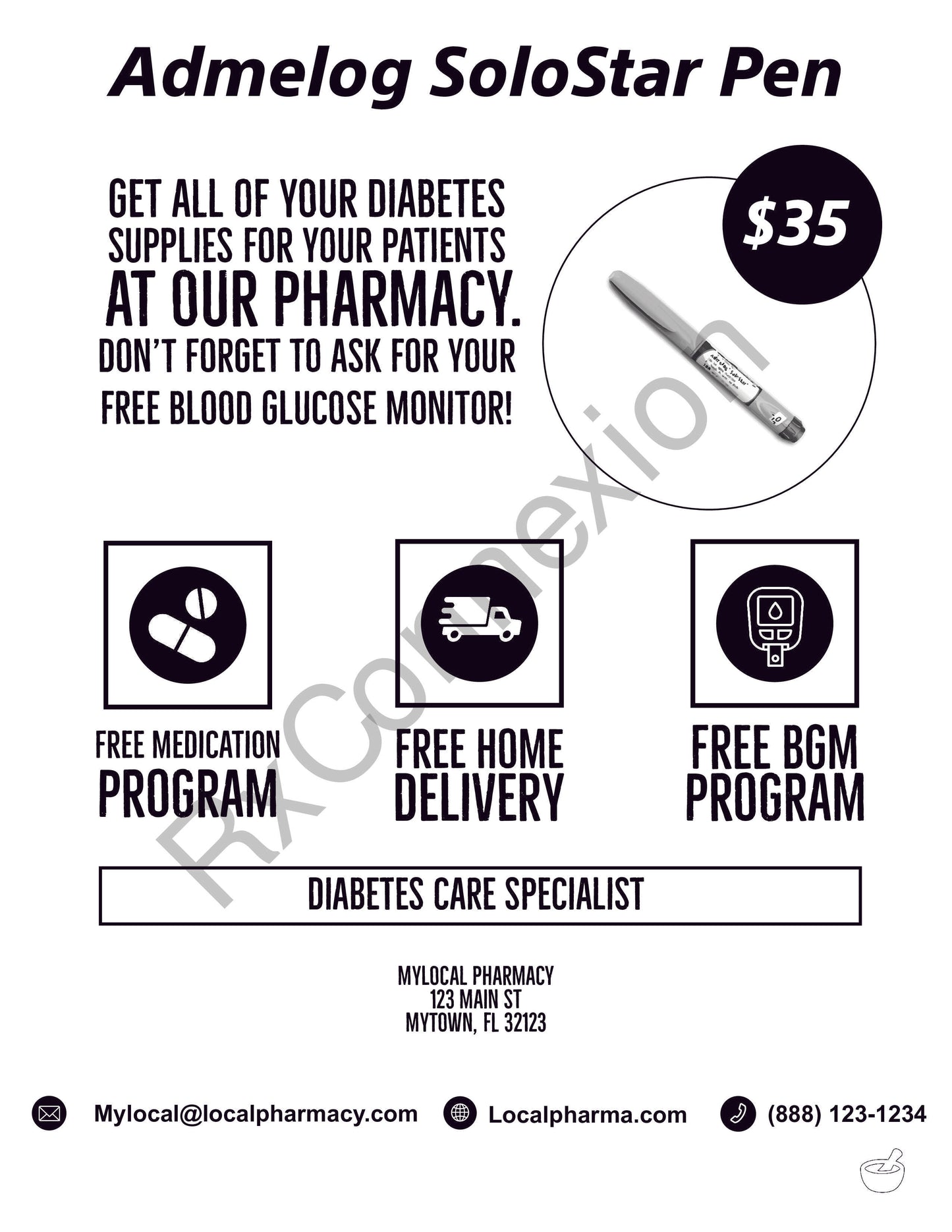 Flyer - Admelog fax