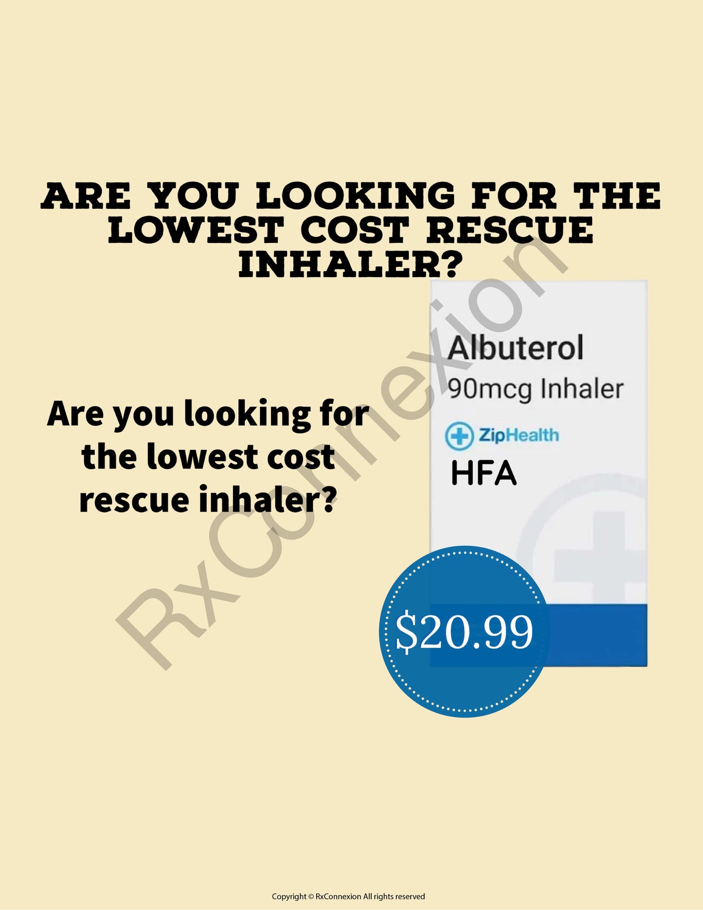 Flyer - Albuterol HFA Promo