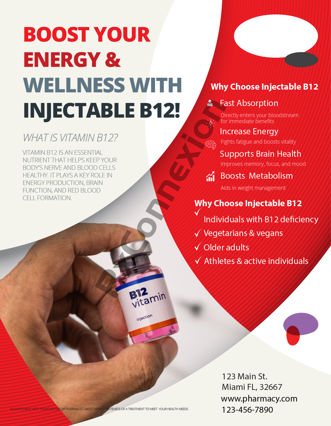 Flyer - B12 Injection RxConnexion Flyer - B12 Injection RxConnexion