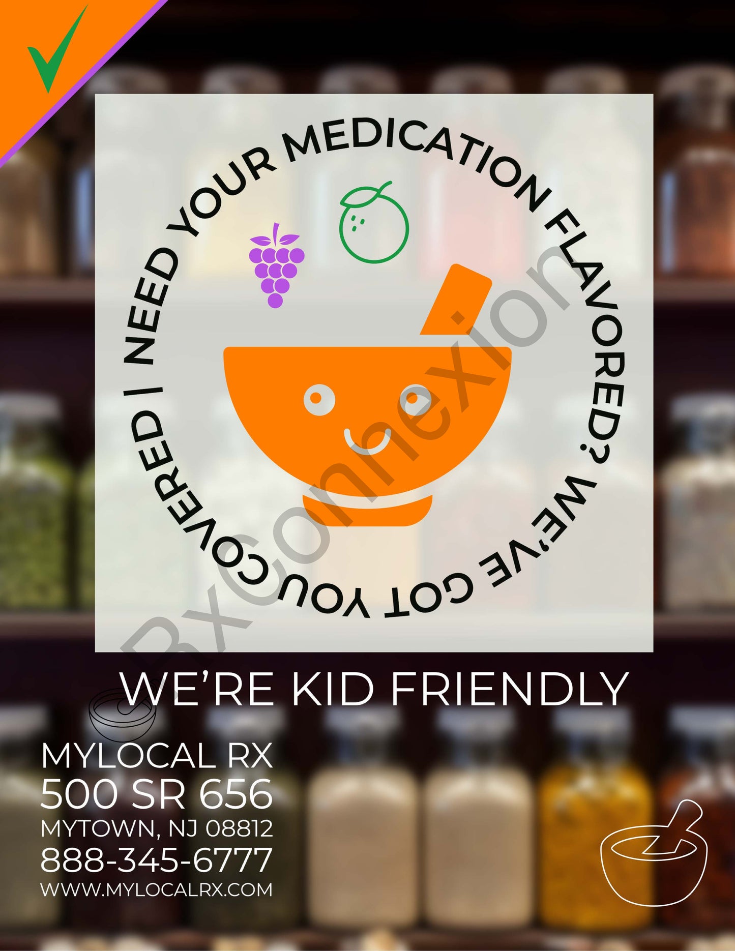 Flyer - Flavored meds