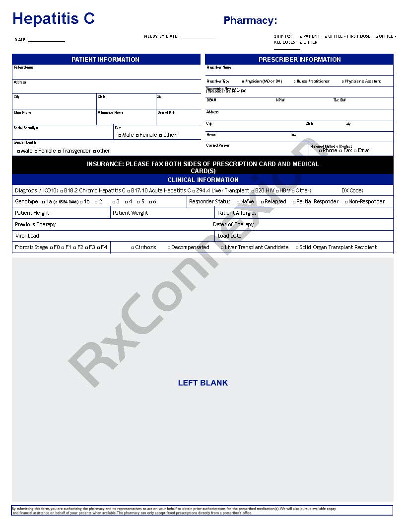 Rx Pad - Hep C