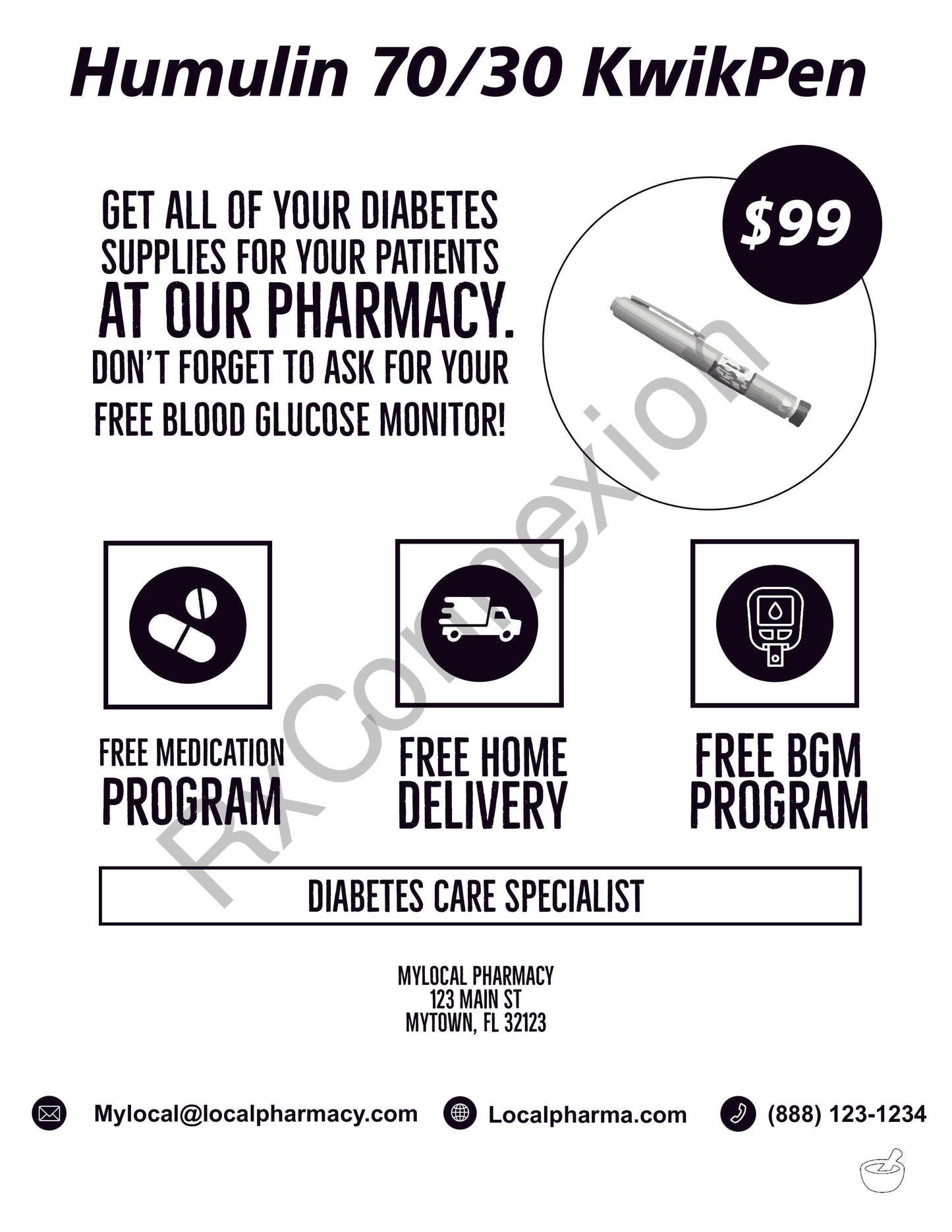 Flyer - Humulin 70/30 fax