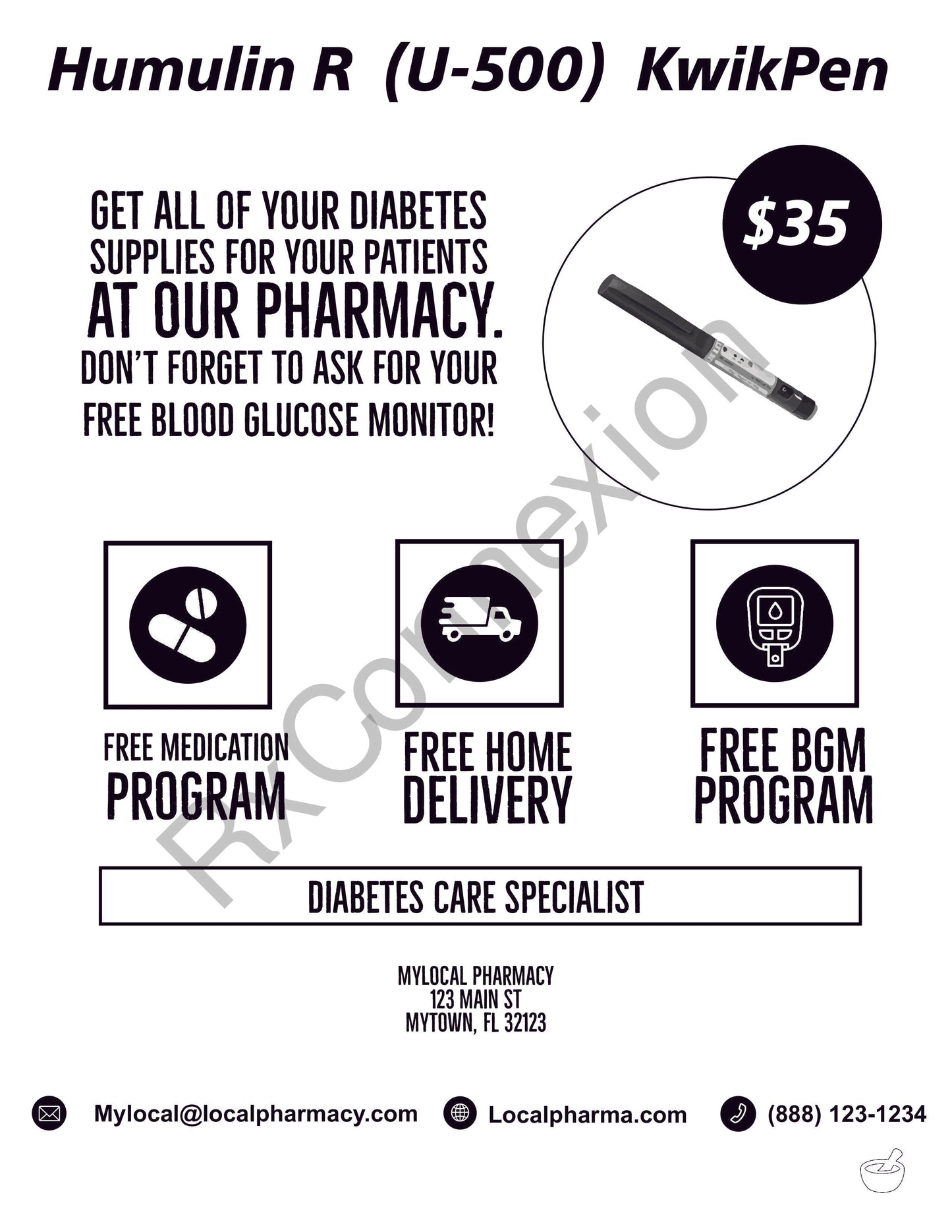 Flyer - Humulin R (U-500) fax