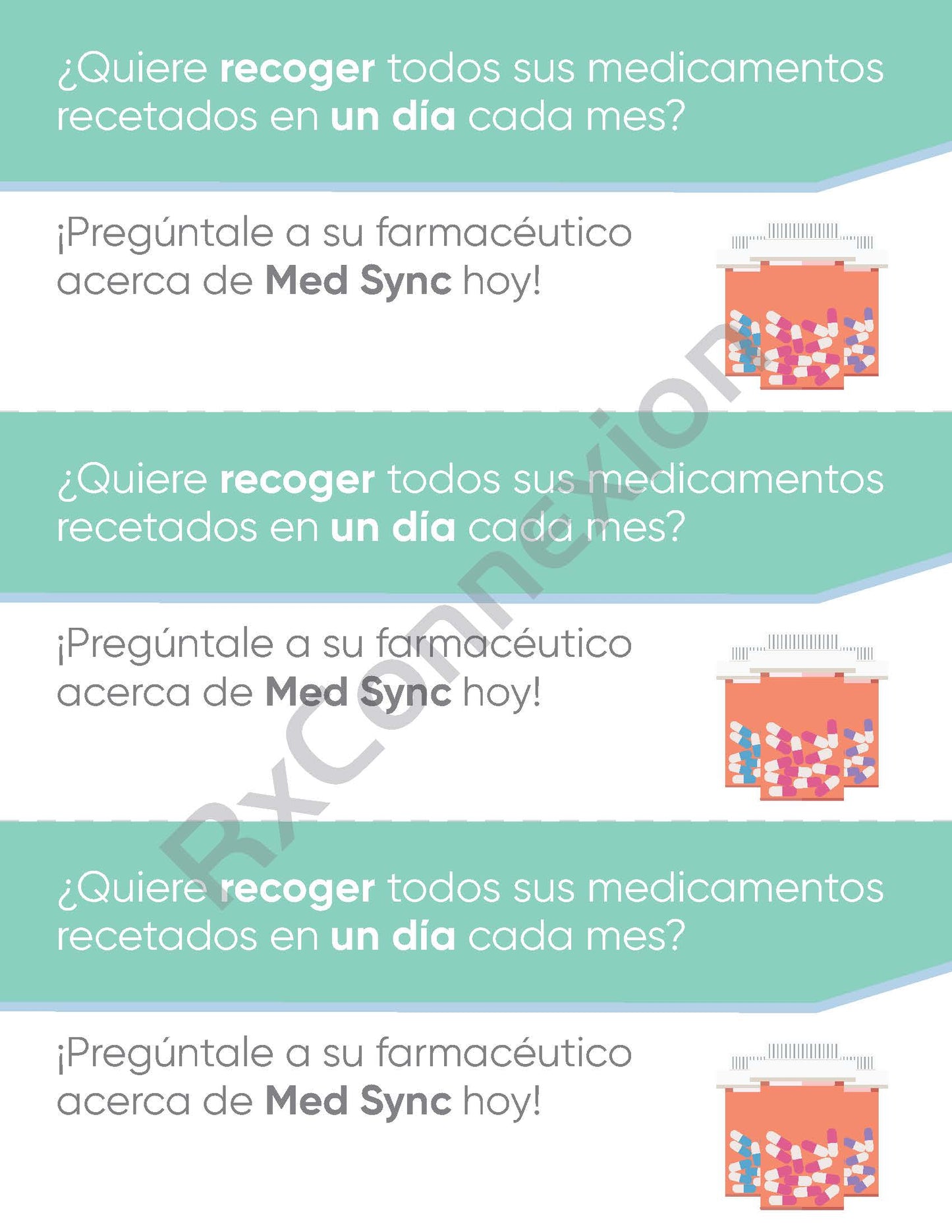 Med-Sync Bag Stuffer 2 Spanish