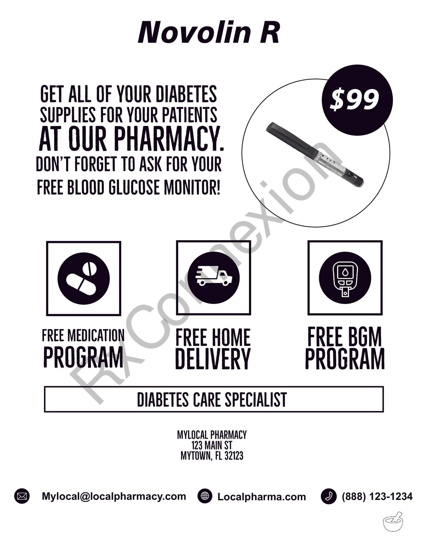 Flyer - Novolin R fax