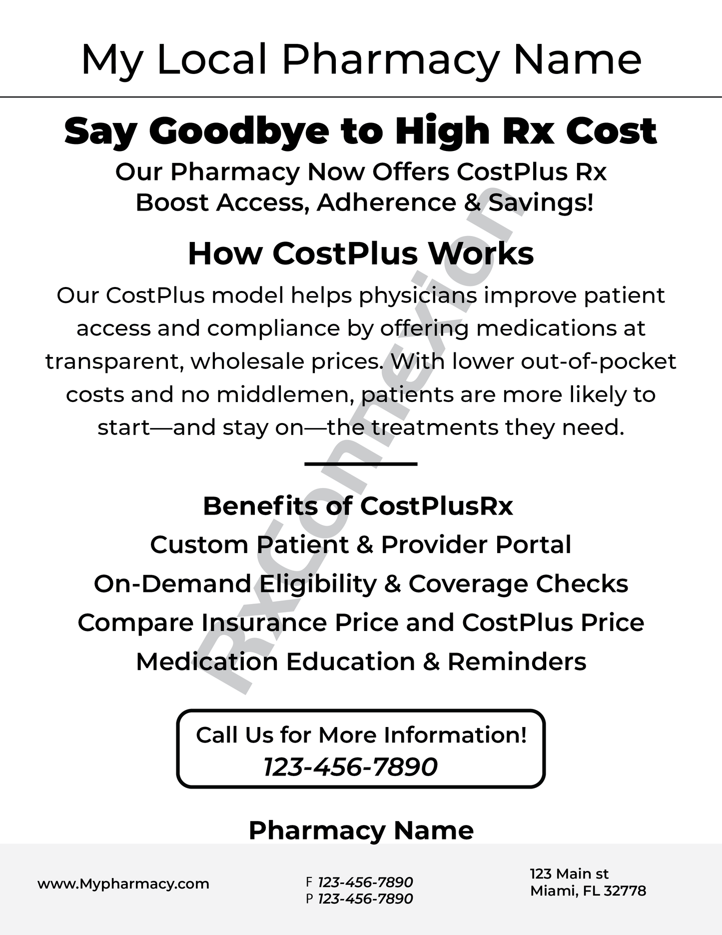 Flyer - CostPlus fax 103