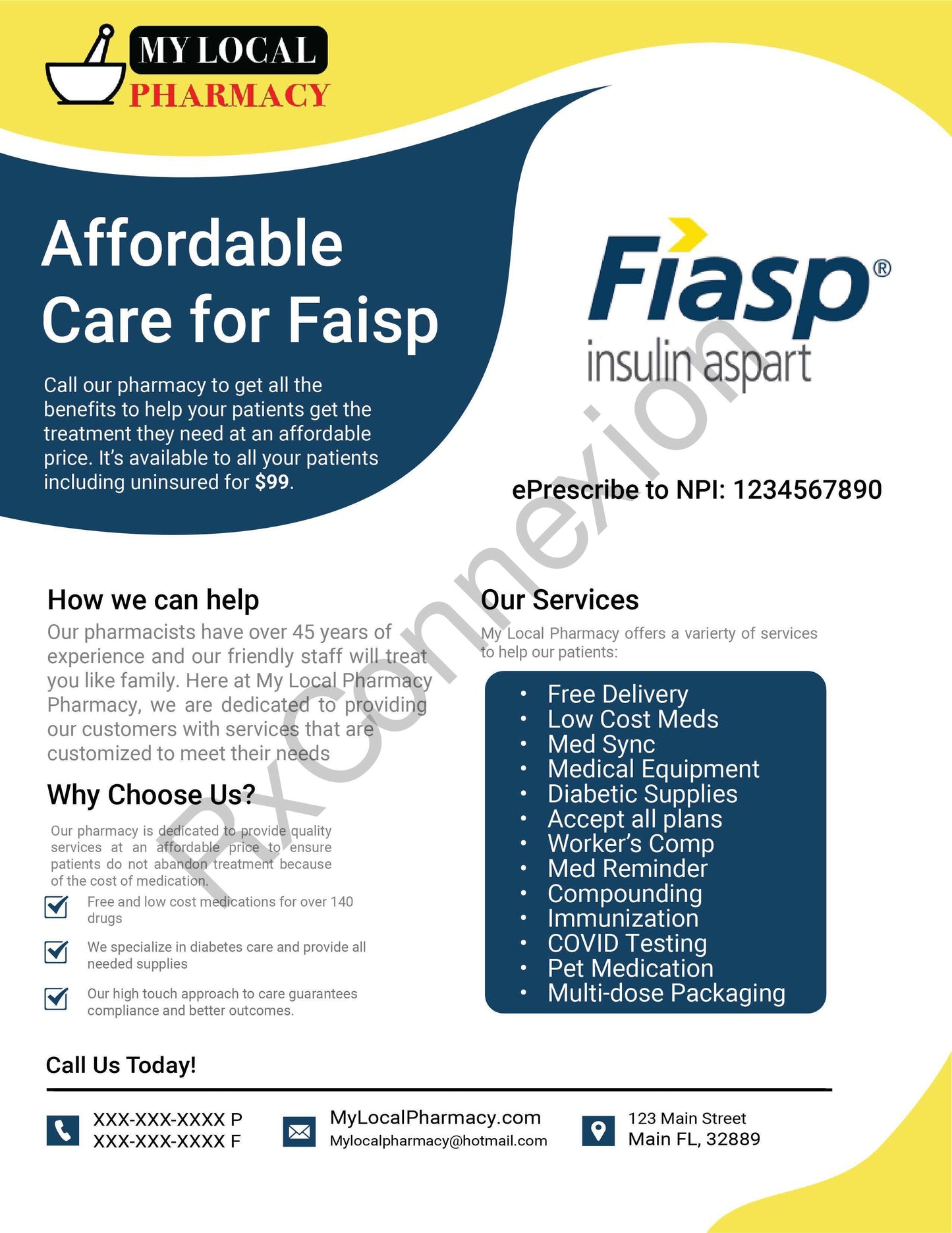 Flyer - $99 Insulin Fiasp