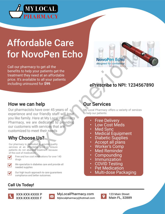 Flyer - $99 Insulin NovoPen Echo