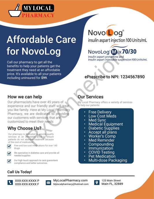 Flyer - $99 Insulin Novolog