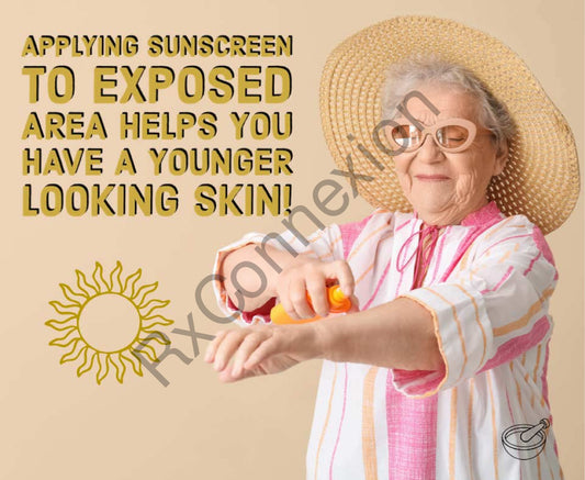 Social Media - Applying sunscreen