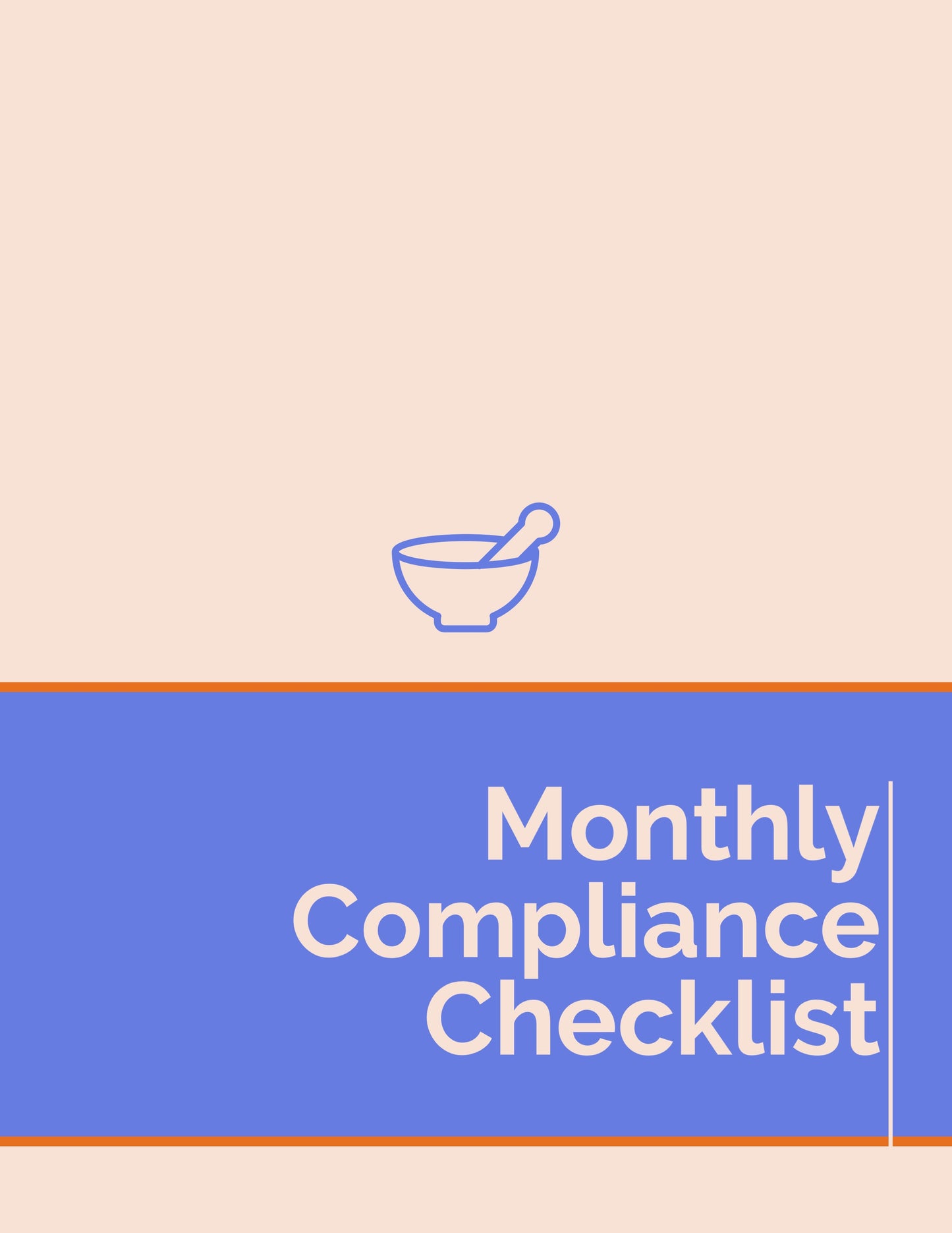 Manual Monthly Compliance Checklist