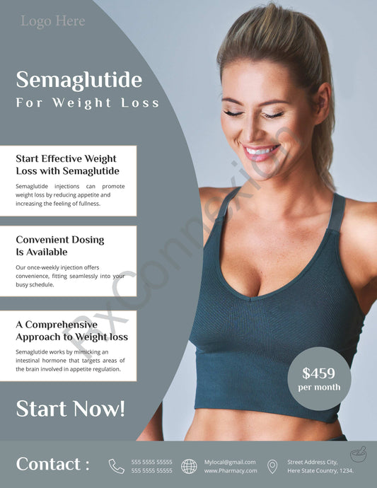 Flyer - Semaglutide for Weight Loss B