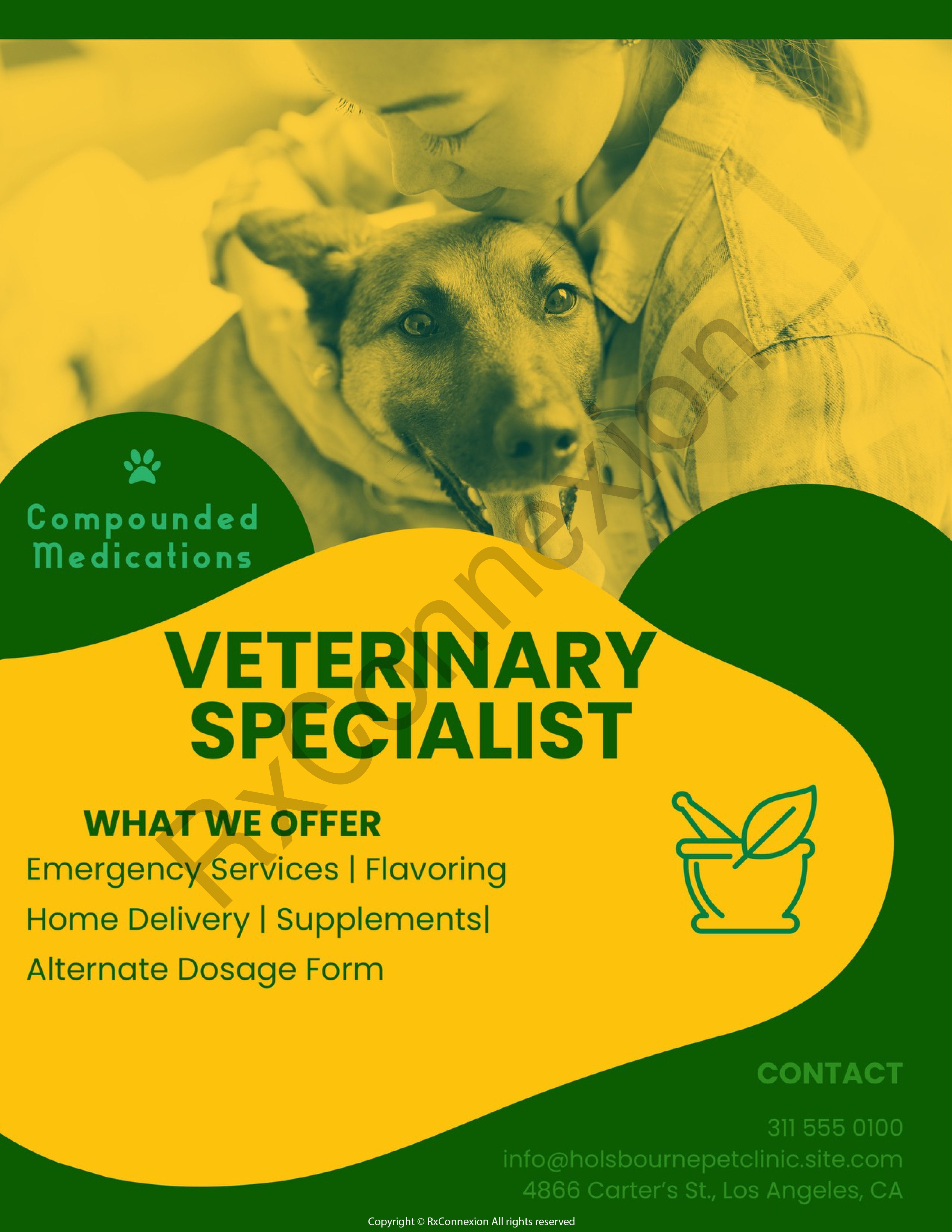 Flyer - Pet Veterinary specialist – RxConnexion