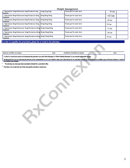Rx Pad - Weight Loss Management