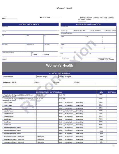 Rx Pad - Women's Health